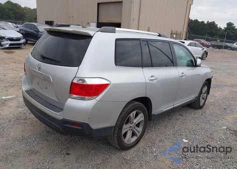 2012 Toyota Highlander Limited V6 z USA, uszkodzony, nr VIN 5TDYK3EH6CS088180